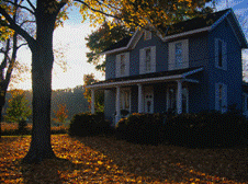 Picture of home in the Fall